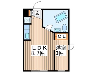 ビアン月寒公園の物件間取画像